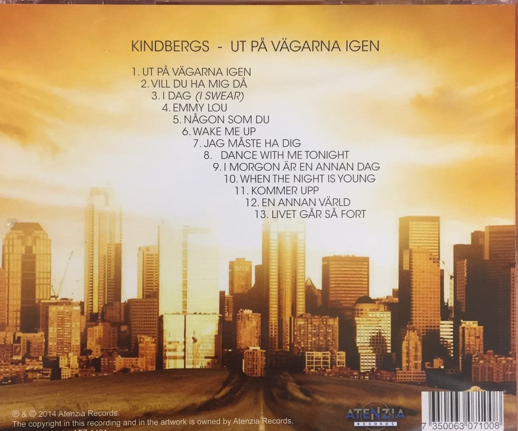 CD - Kindbergs - Ut Pa Vägarna Igen