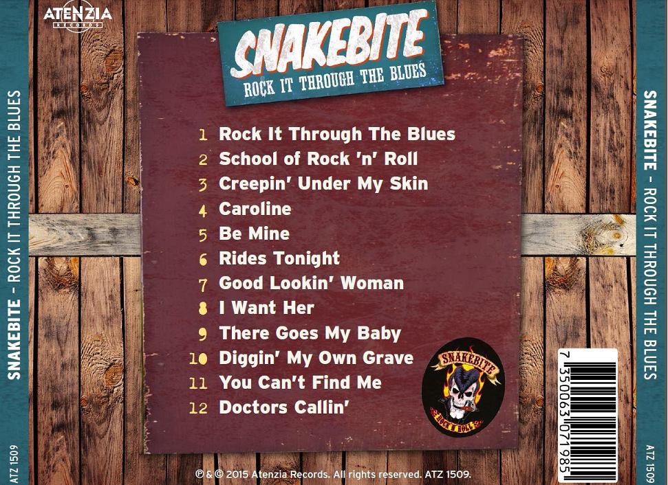 CD - Snakebite - Rock It Through The Blues