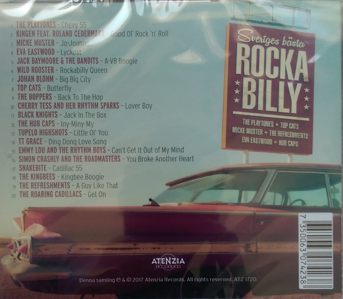 CD - VA - Sveriges Bästa Rockabilly