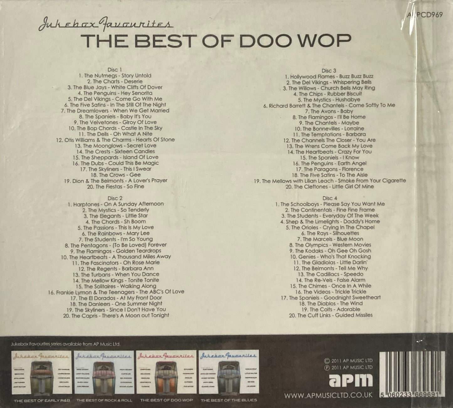 CD - VA - Jukebox Favourites The Best of Doo Wop