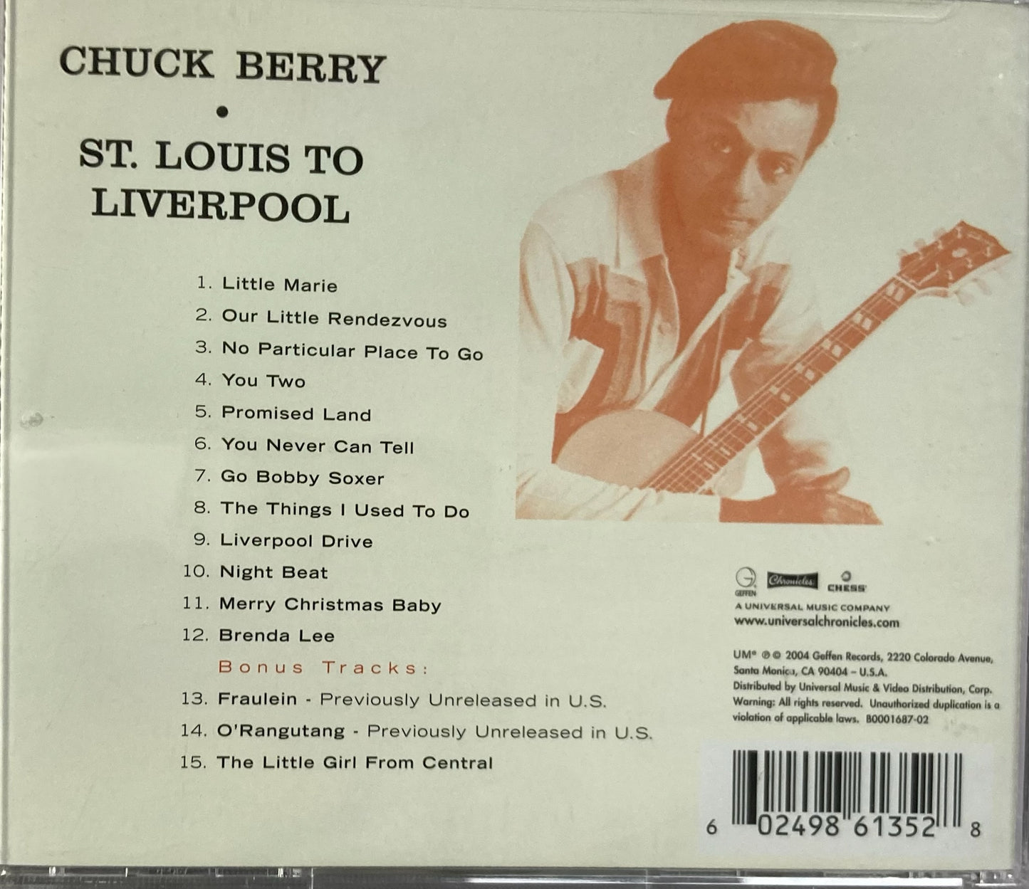 CD - Chuck Berry - St. Louis To Liverpool