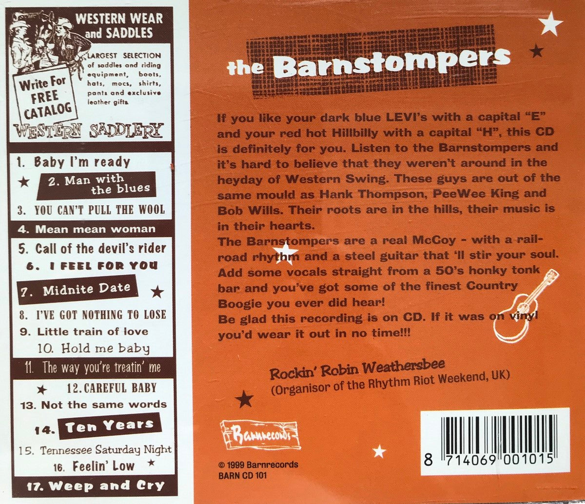 CD - Barnstompers - Swingin' Western Style With…