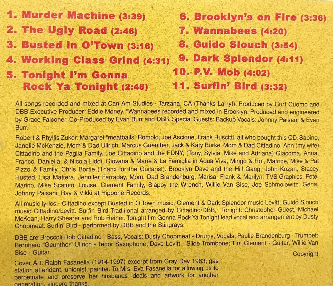 CD - Dem Brooklyn Bums - The Working Class Grind