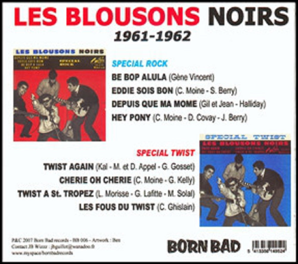 CD - Les Blousons Noir - 1961-1962