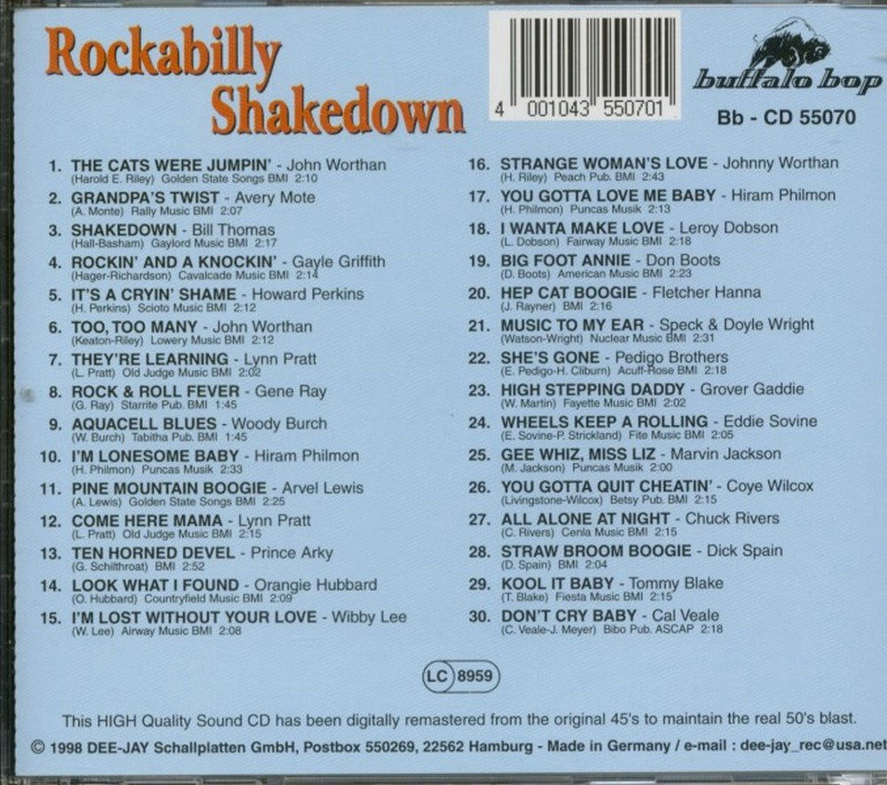 CD - VA - Rockabilly Shakedown