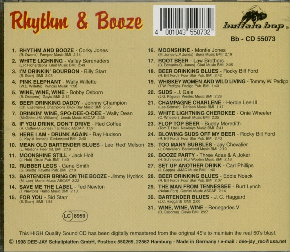 CD - VA - Rhythm & Booze