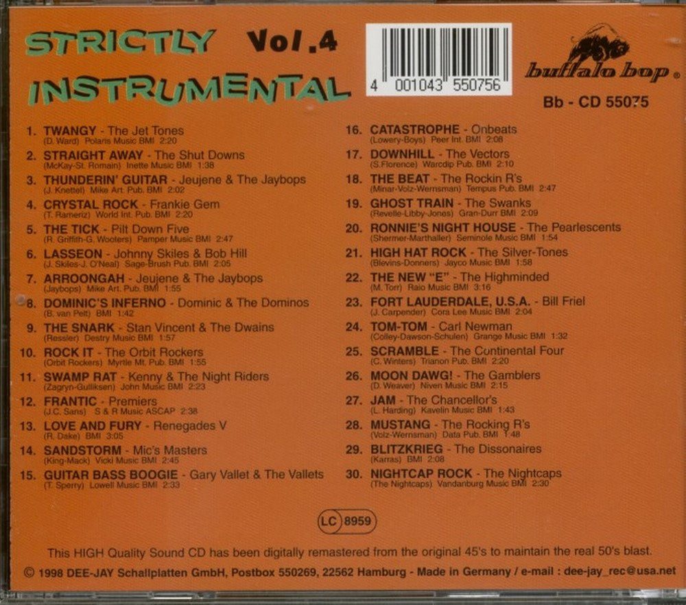 CD - VA - Strictly Instrumental Vol. 4