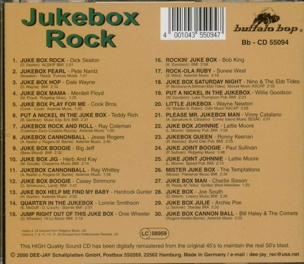 CD - VA - Jukebox Rock