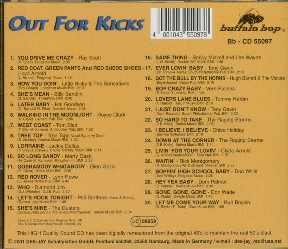 CD - VA - Out For Kicks