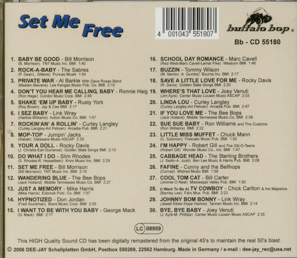 CD - VA - Set Me Free