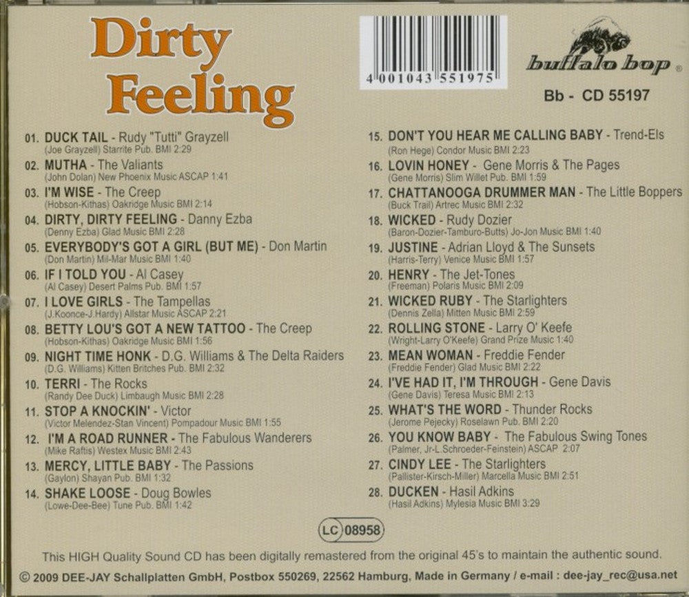 CD - VA - Dirty Feeling