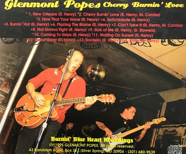 CD - Glenmont Popes - Cherry Burnin' Love