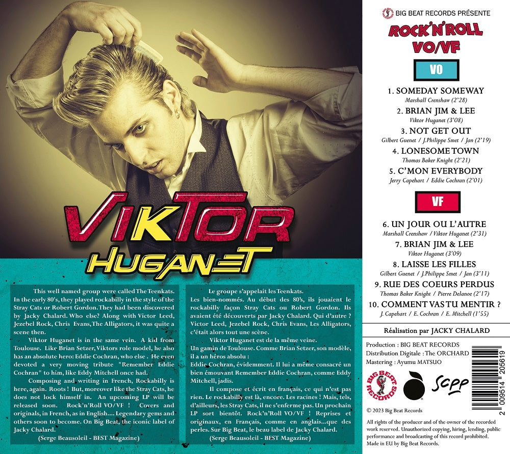 CD - Viktor Huganet - Rock'n'Roll VO/VF