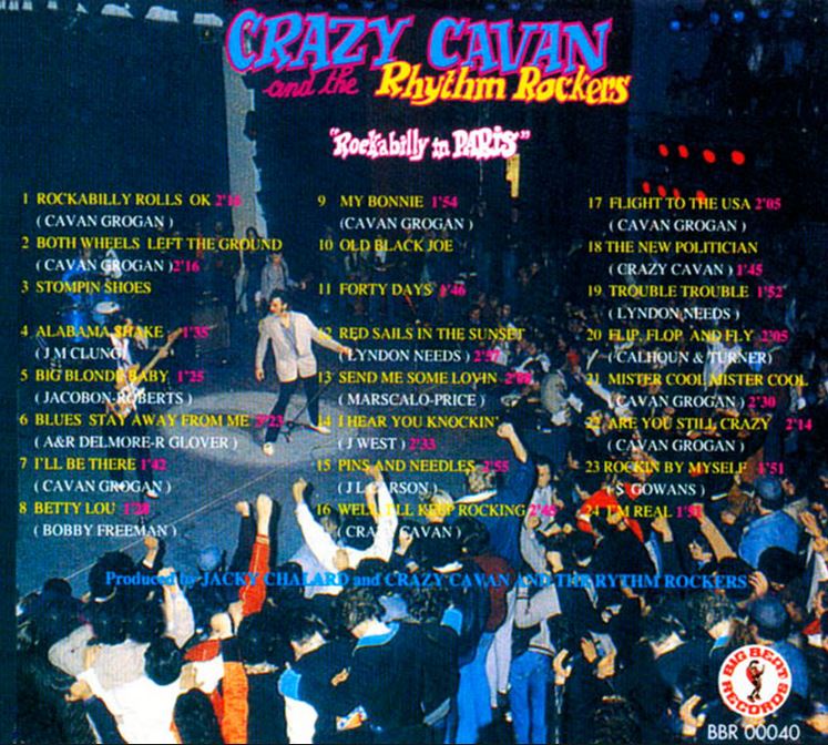 CD - Crazy Cavan and The Rhythm Rockers - Rockabilly In Paris