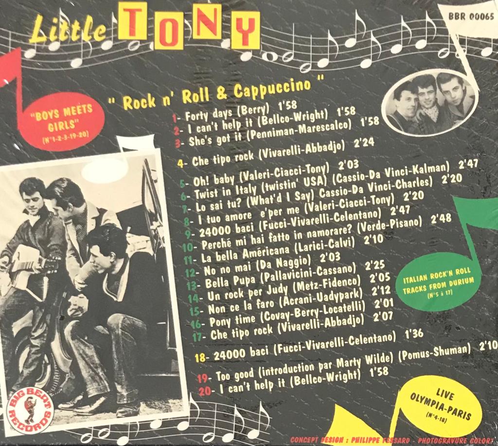 CD - Little Tony - Rock'n'Roll And Cappuccino