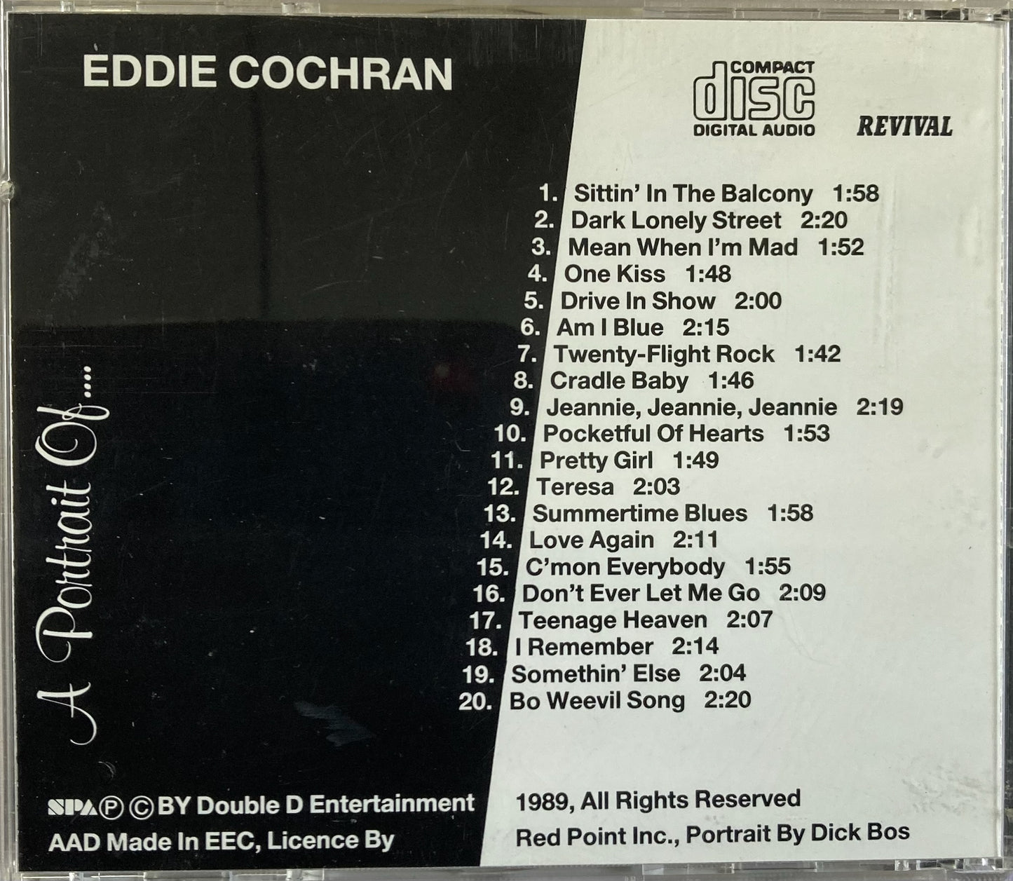 CD - Eddie Cochran - A Portrait Of…