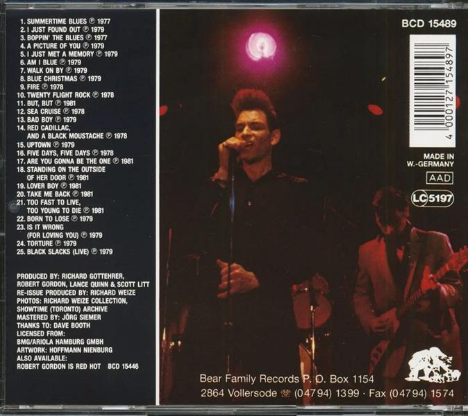 CD - Robert Gordon - Black Slacks