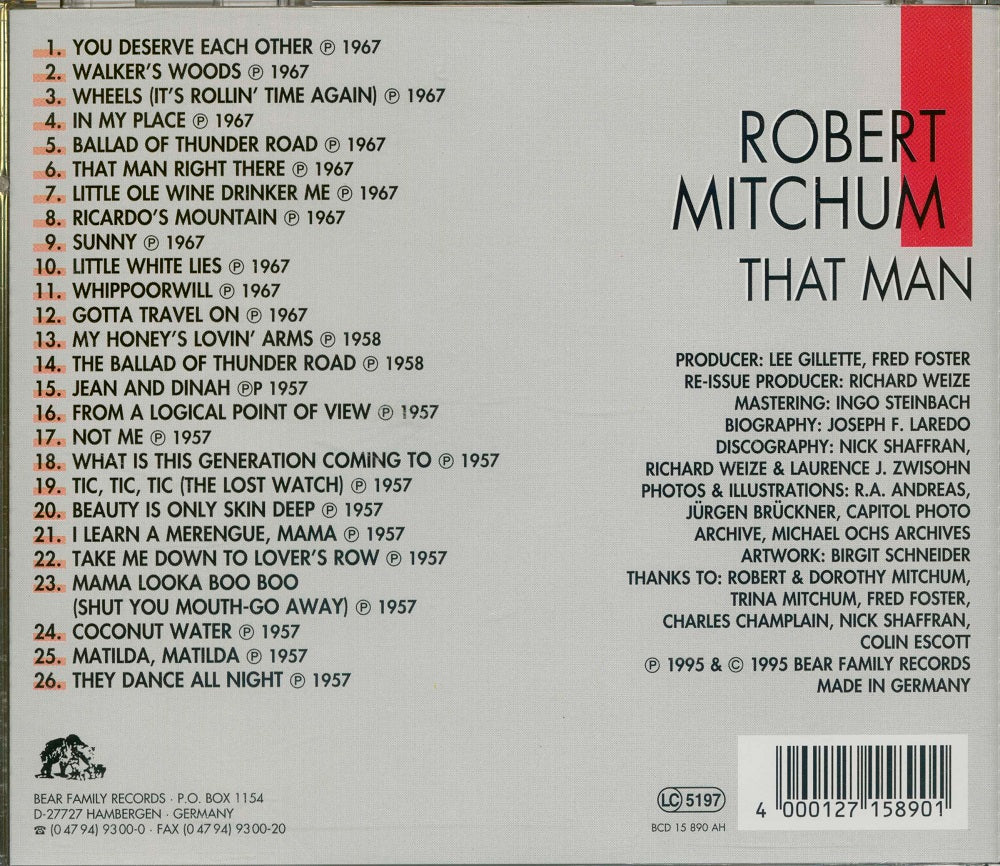 CD - Robert Mitchum - That Man