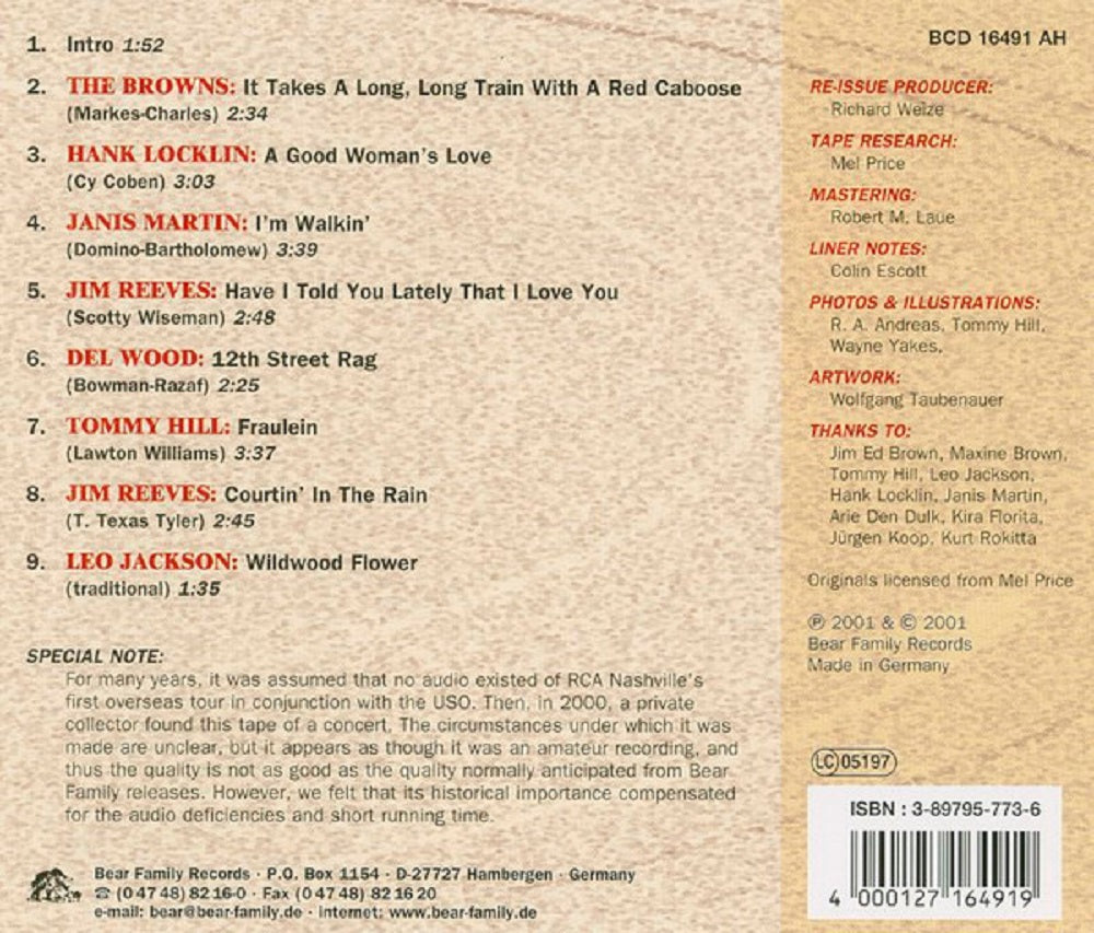 CD - VA - 5000 Miles Away From Home, Germany 1957