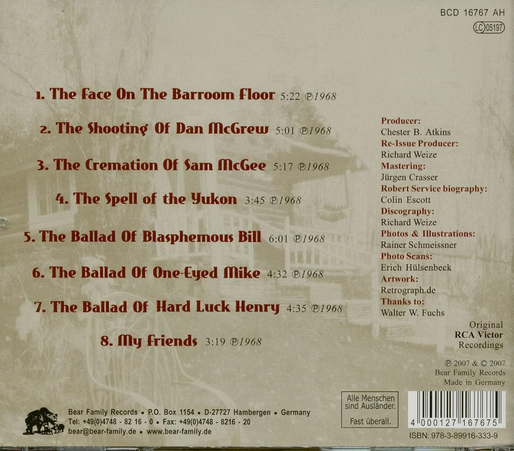 CD - Hank Snow - Tales Of The Yukon