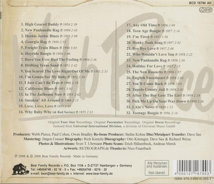 CD - Webb Pierce - High Geared Daddy - Gonna Shake This Shack Tonight