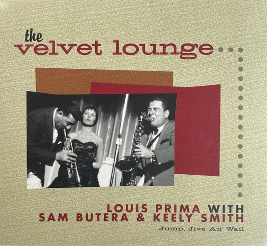 CD - Louis Prima with Sam Butera - The Velvet Lounge Jump Jive An' Wail