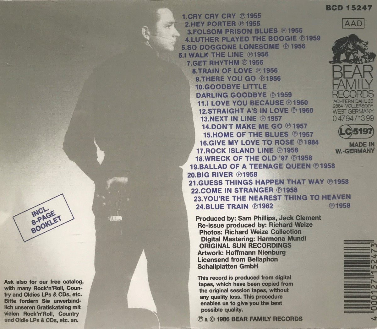 CD - Johnny Cash - Up Through The Years, 1955-57