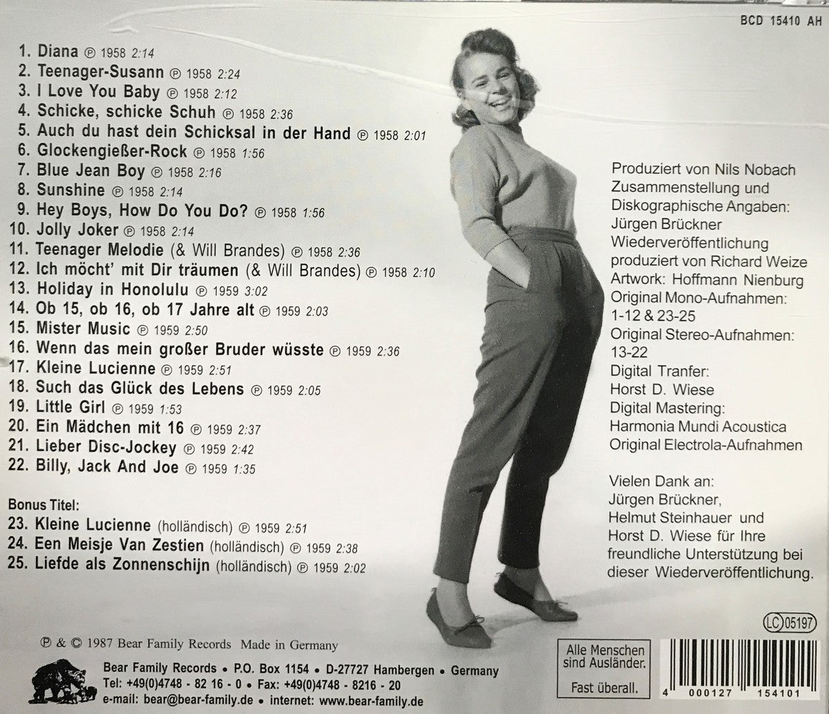 CD - Conny Froboess - Die Singles Vol. 1 - 1958-59