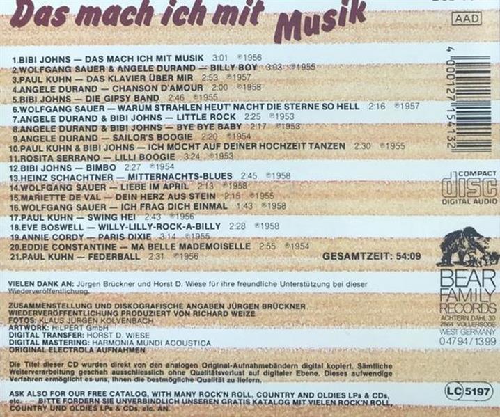 CD - VA - Das Mach Ich Mit Musik