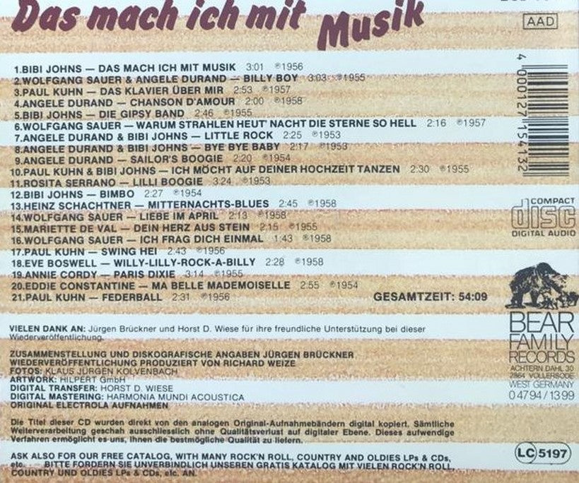 CD - VA - Das Mach Ich Mit Musik