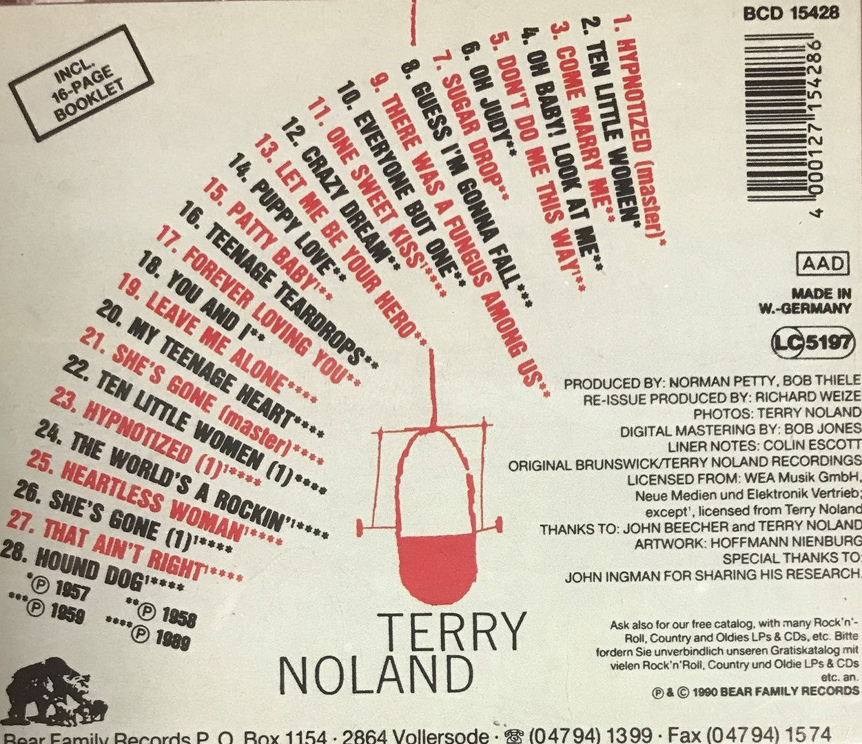 CD - Terry Noland - Hypnotized