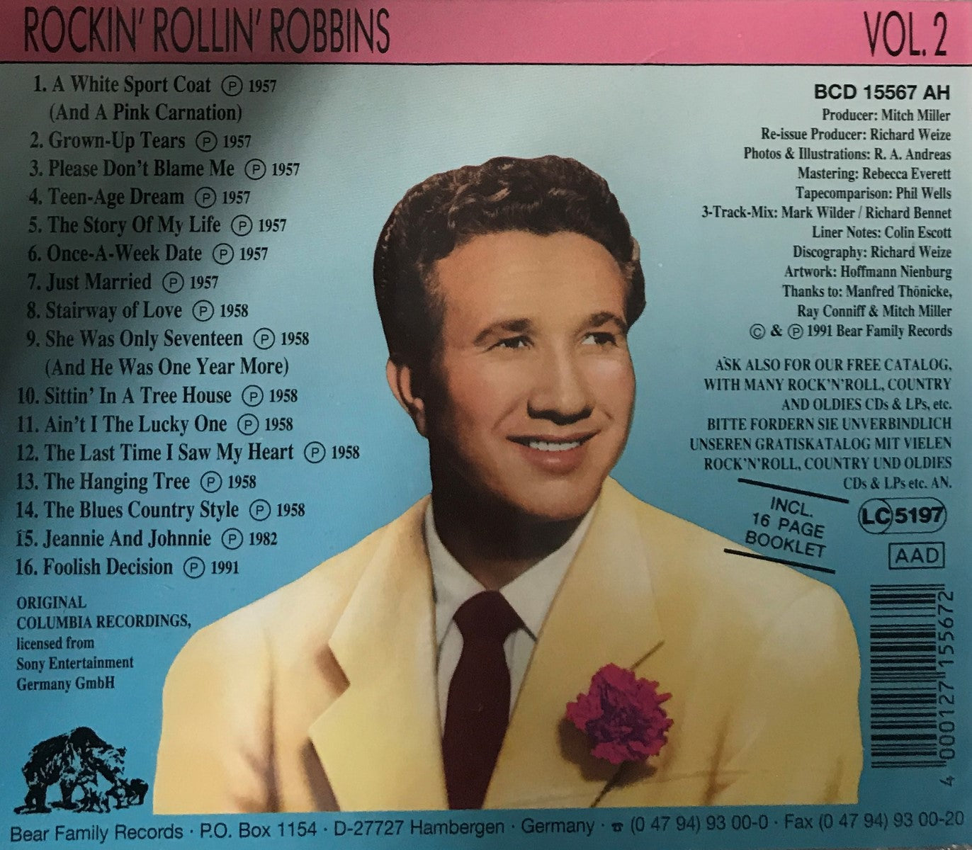 CD - Marty Robbins & Ray Conniff - The Story Of My Life - Rockin Rollin' Robbins Vol. 2