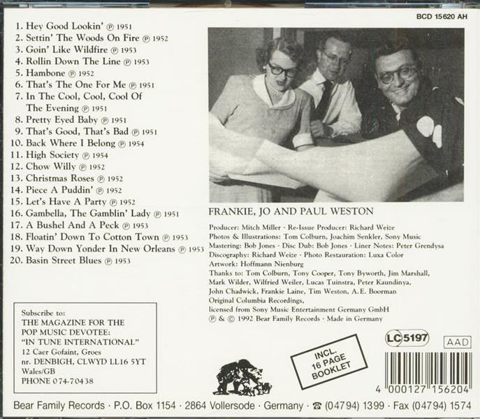 CD - Frankie Laine & Jo Stafford - The Duets