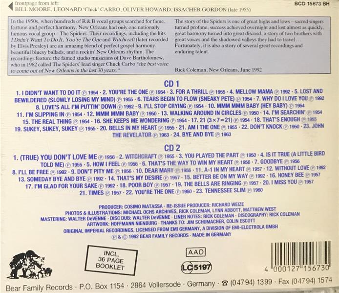 CD-2 - Spiders - The Imperial Sessions