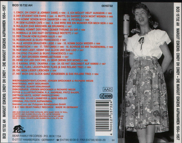 CD - Margot Eskens - Cindy, Oh Cindy