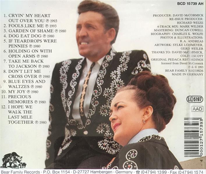 CD - Carl Butler & Pearl - Crying My Heart Out Over You