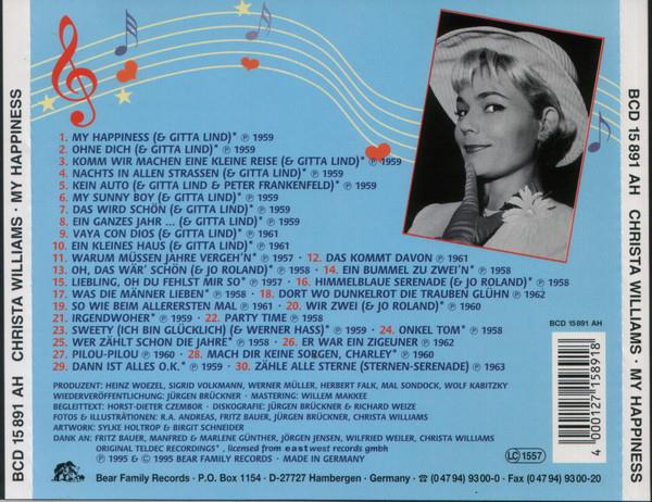 CD - Christa Williams - My Happiness