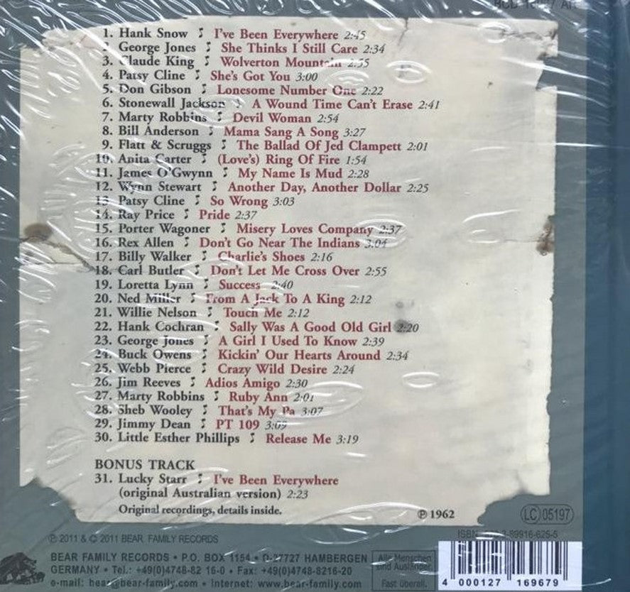 CD - VA - Country & Western Hit Parade 1962