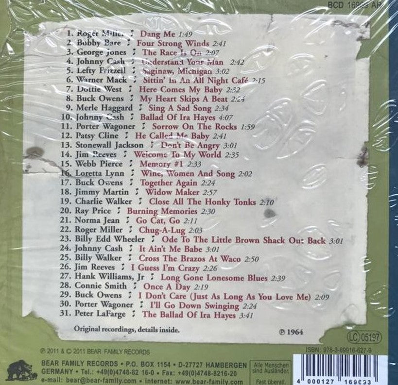 CD - VA - Country & Western Hit Parade 1964