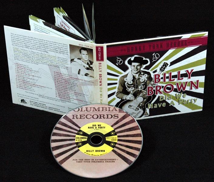 CD - Billy Brown - Did We Have A Party - Honky Tonk Heroes