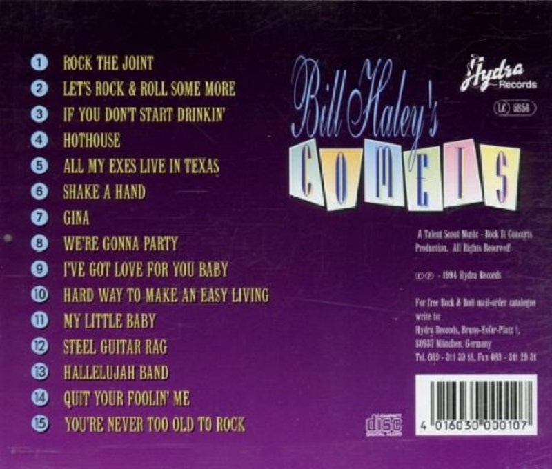 CD - Bill Haley's Comets - You're Never Too Old To Rock