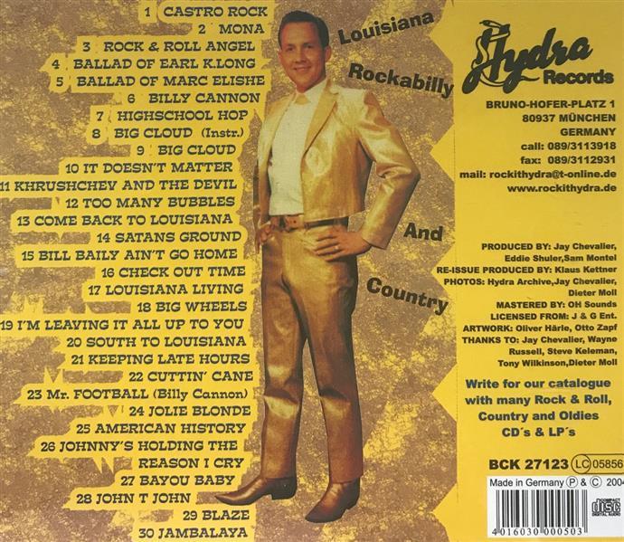 CD - Jay Chevalier - Rockin Country Sides