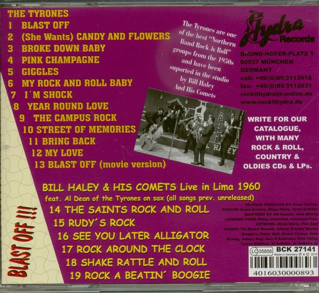 CD - Bill Haley & Friends Vol. 5 - The Tyrones - Blast Off!!!