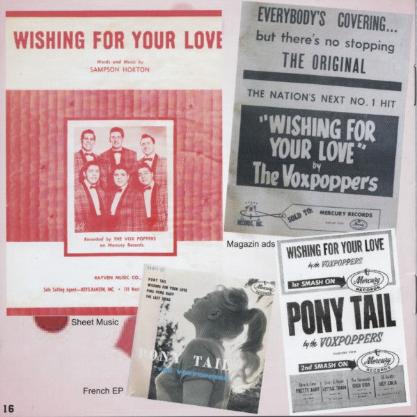 CD - Voxpoppers meet The Bellhops - Wishing For Your Love