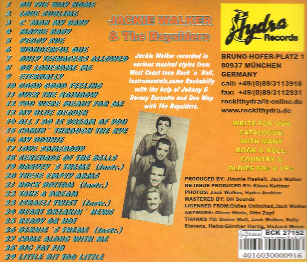 CD - Jackie Walker - Only Teenagers Allowed!