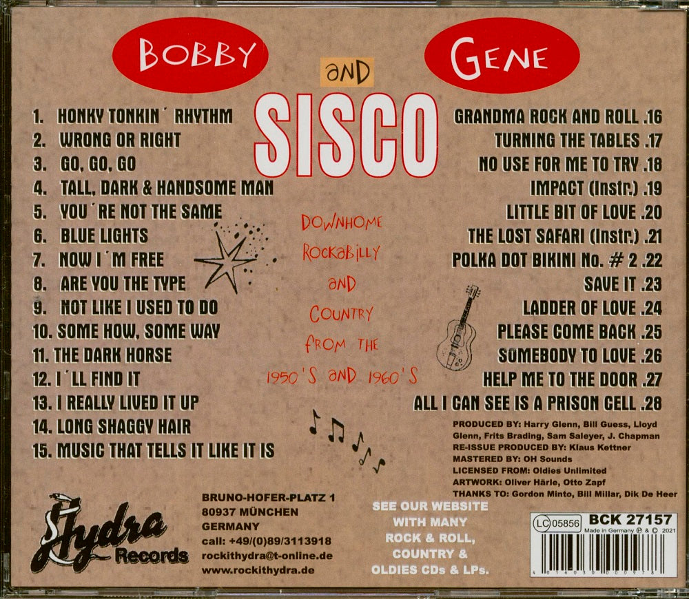 CD - Bobby Sisco & Gene Sisco - Go, Go, Go!