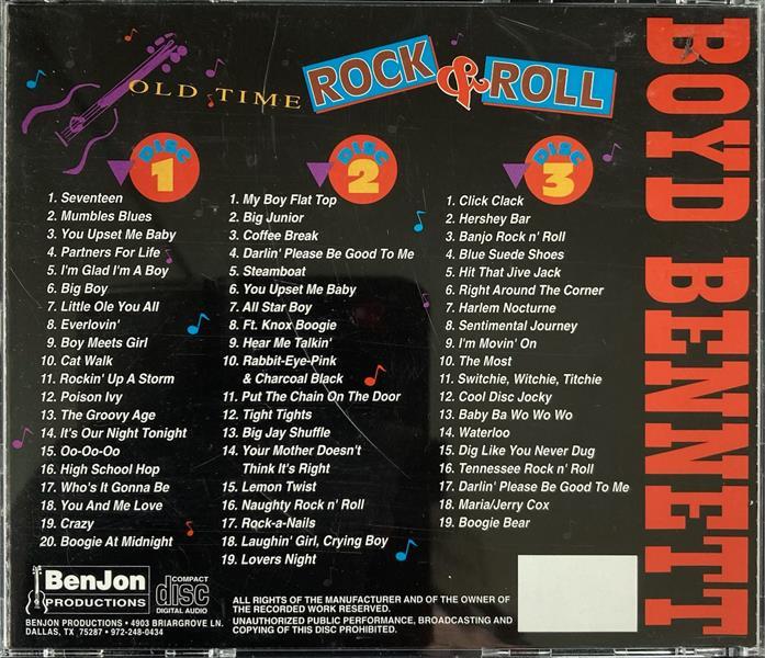 CD - Boyd Bennett - Old Time Rock & Roll 58 Rockin' Hits From The 50's