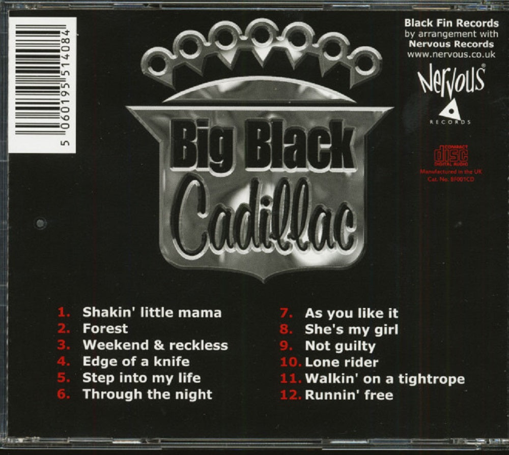 CD - Big Black Cadillac - Let's Get Reckless!