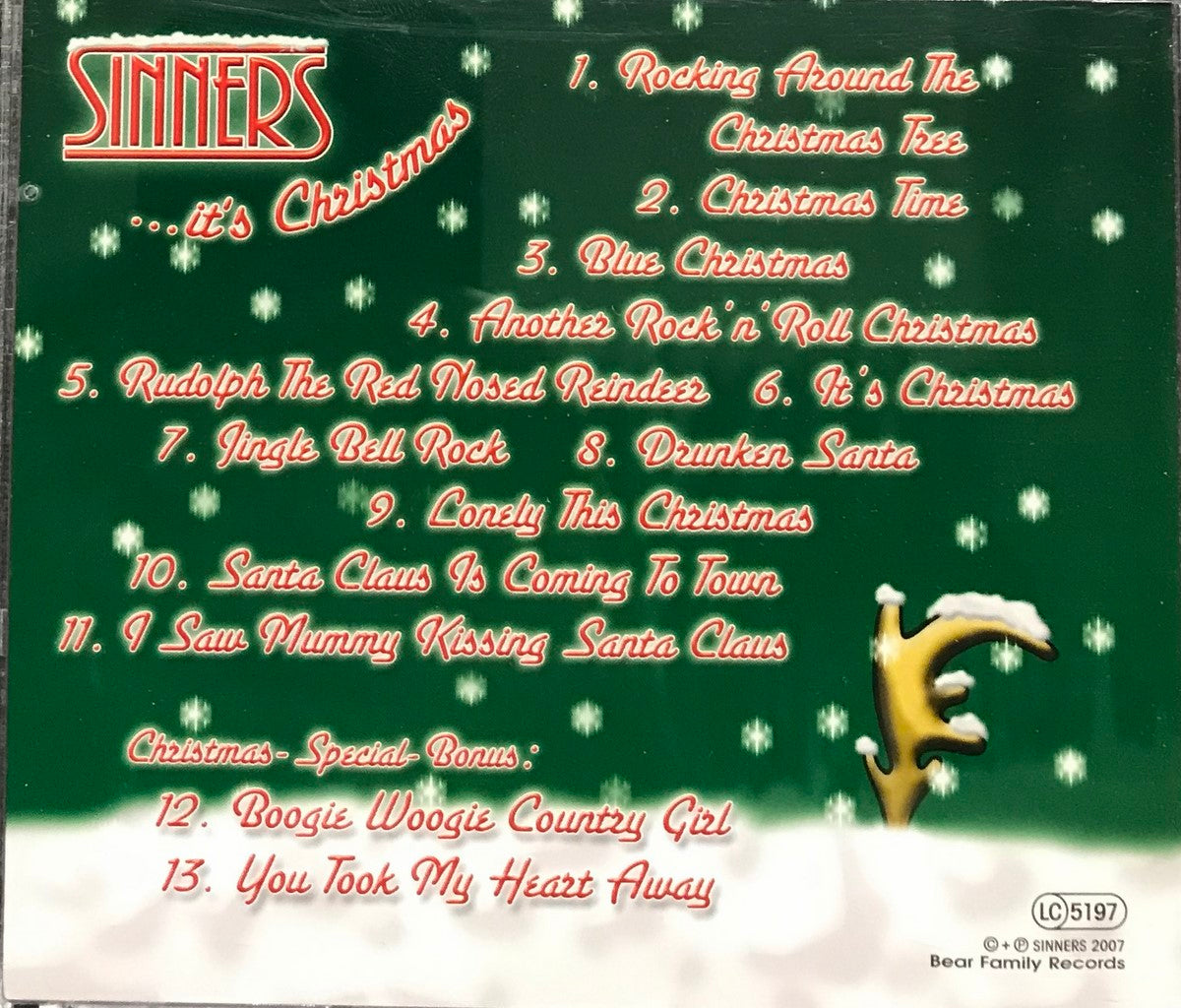 CD - Sinners - ...it's Christmas