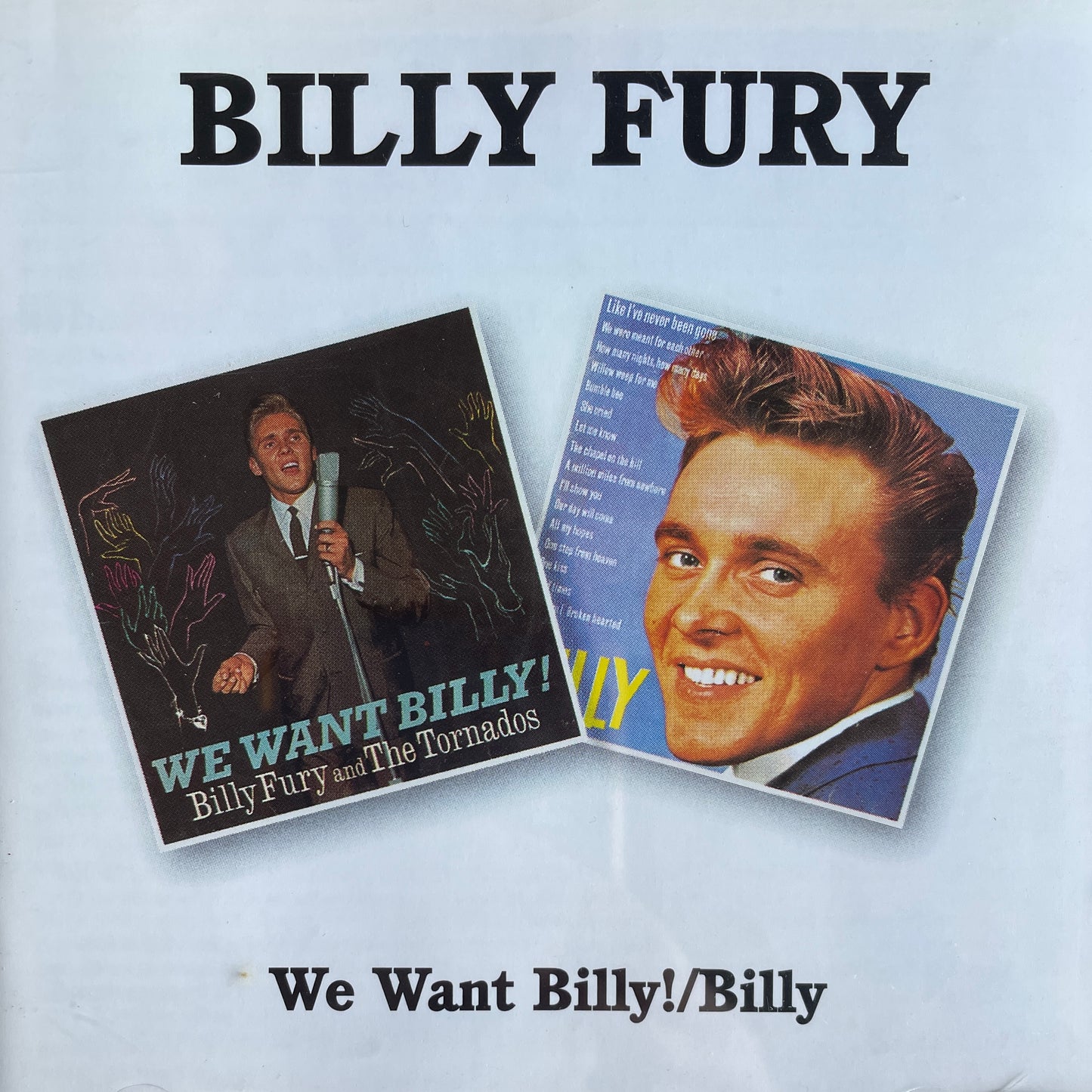 CD - Billy Fury - We Want Billy!/ Billy